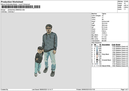 Photoembro 0806aa Embroidery File 6 sizes