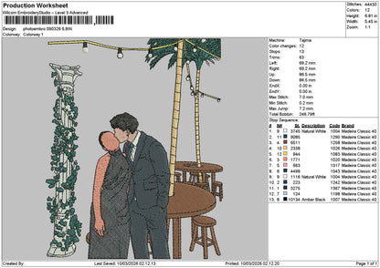 Photoflat 0503b Embroidery File 6 sizes