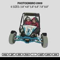 Photoembro 0909 Embroidery File 6 sizes