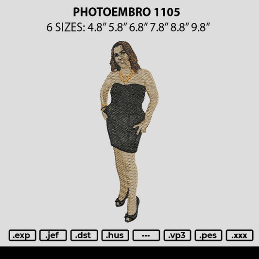 Photoembro 1005 Embroidery File 6 sizes