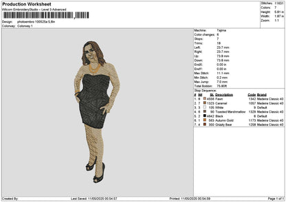 Photoembro 1005 Embroidery File 6 sizes