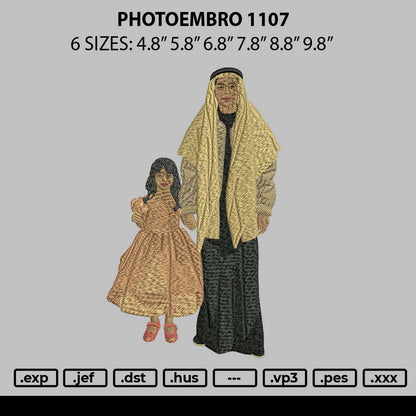 Photoembro 1107 Embroidery File 6 sizes
