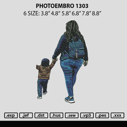 Photoembro 1303 Embroidery File 6 sizes