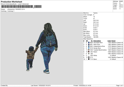 Photoembro 1303 Embroidery File 6 sizes