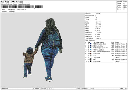 Photoembro 1303 Embroidery File 6 sizes