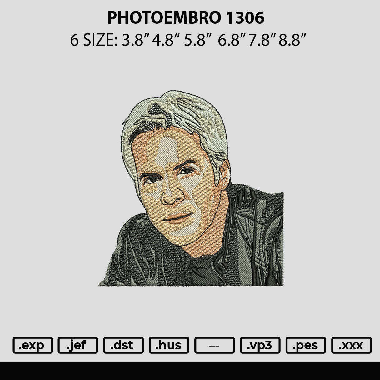 Photoembro 1306 Embroidery File 6 sizes