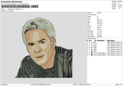 Photoembro 1306 Embroidery File 6 sizes