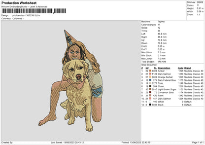 Photoembro 1306b Embroidery File 6 sizes