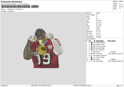 Photoembro 1312 Embroidery File 6 sizes