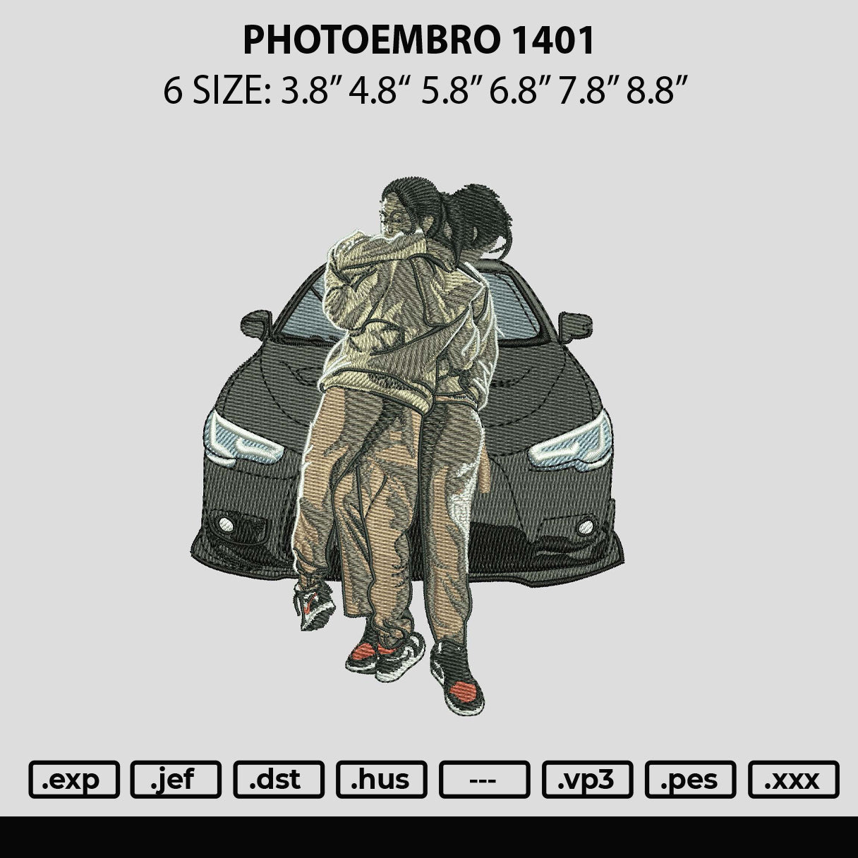 Photoembro 1401 Embroidery File 6 sizes