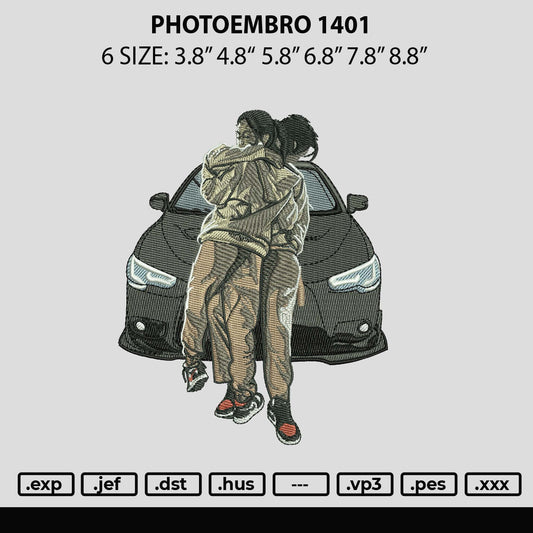 Photoembro 1401 Embroidery File 6 sizes