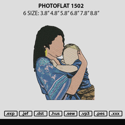 Photoflat 1502 Embroiery File 6 sizes