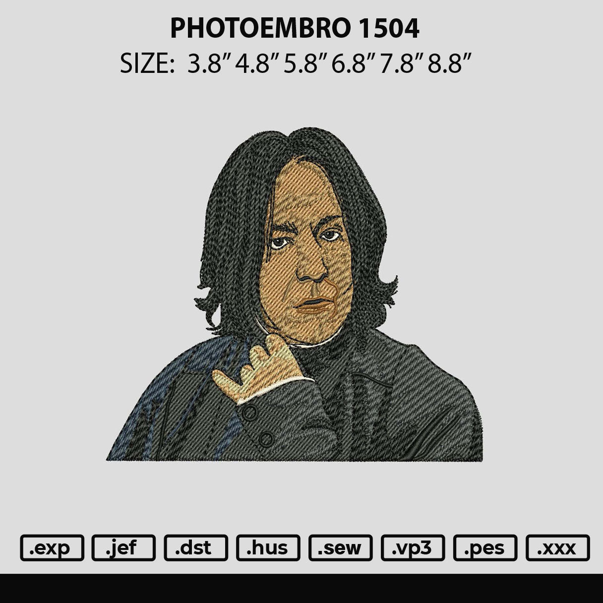Photoembro 1504 Embroidery File 6 sizes