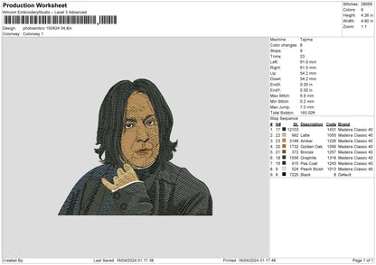 Photoembro 1504 Embroidery File 6 sizes