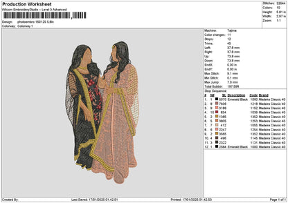 Photoembro 1501 Embroidery File 6 sizes