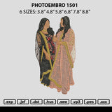 Photoembro 1501 Embroidery File 6 sizes