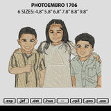 Photoembro 1706 Embroidery File 6 sizes