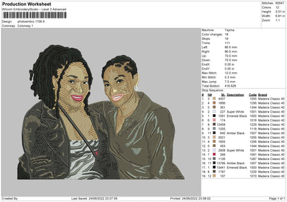 Photoembro 1706 Embroidery File 4 sizes