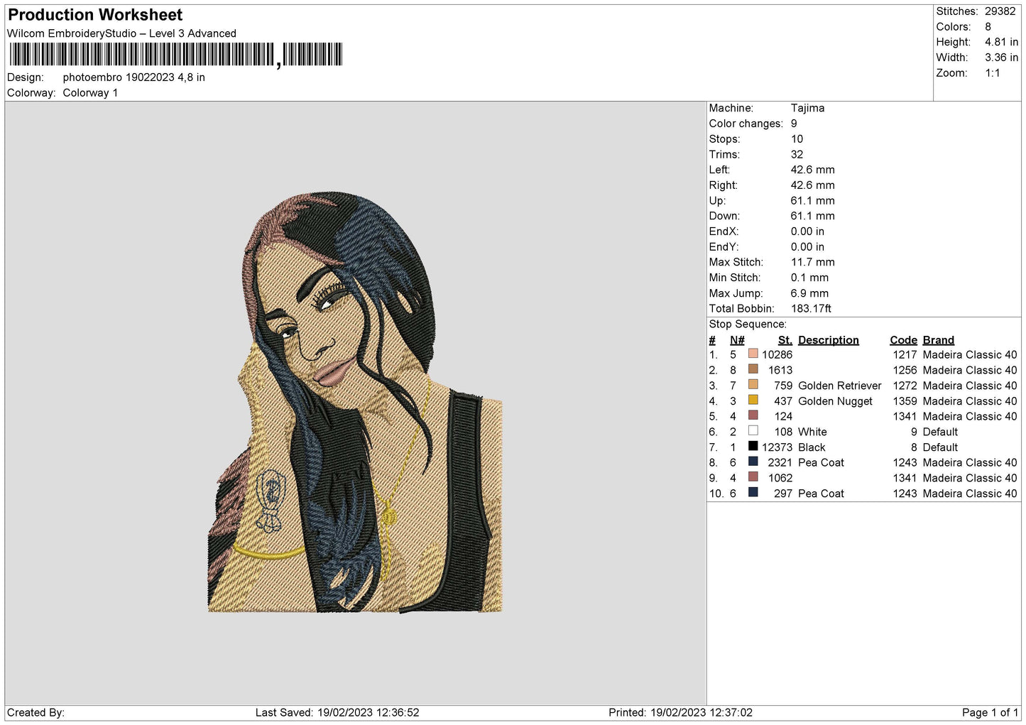 Photoembro 1902 Embroidery File 6 sizes