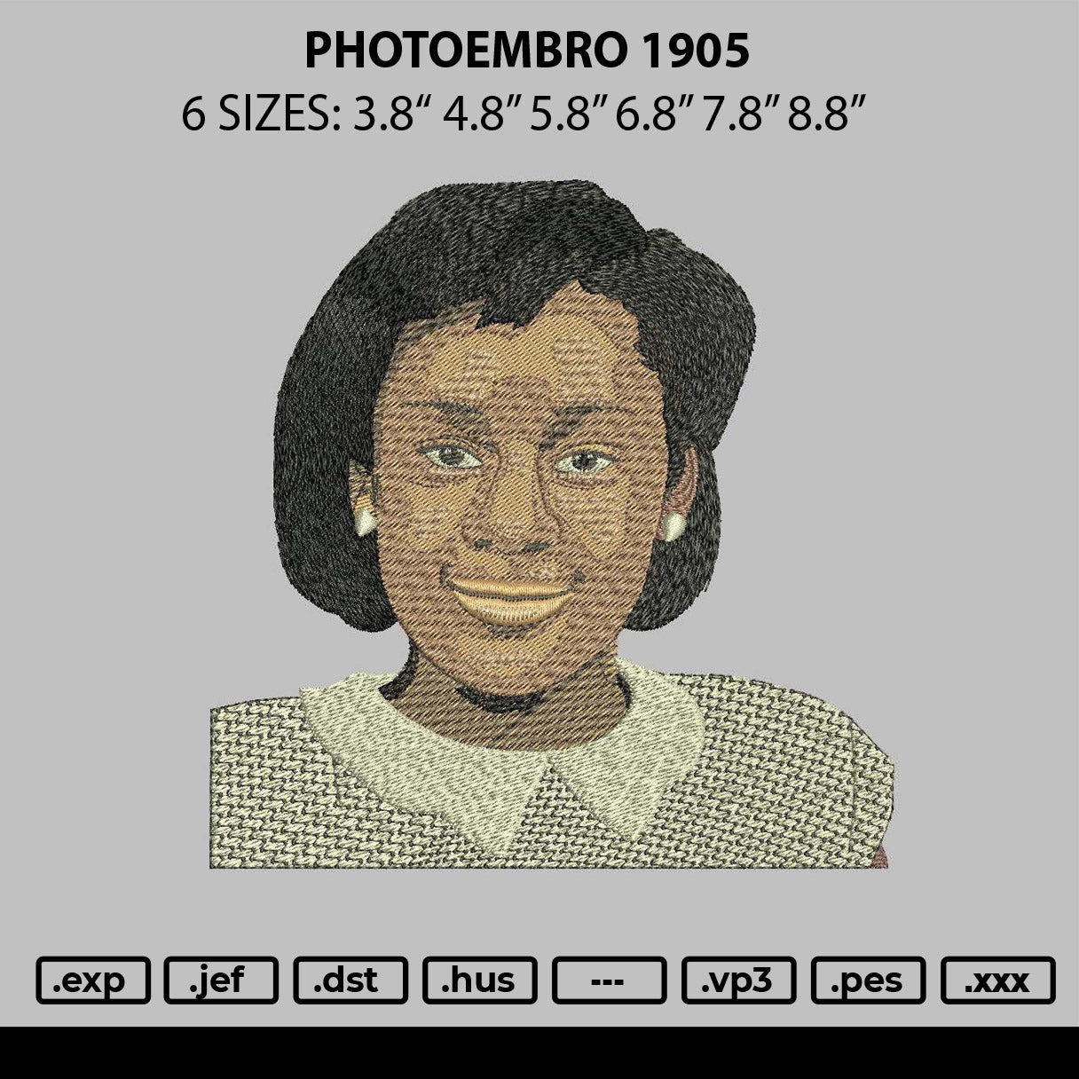 Photoembro 1905 Embroidery File 6 sizes