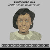Photoembro 1905 Embroidery File 6 sizes