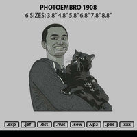 Photoembro 1908 Embroidery File 6 sizes
