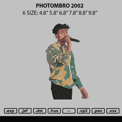 Photoembro 2002 Embroidery File 6 sizes
