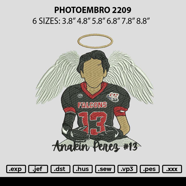 Photoembro 2209 Embroidery File 6 sizes