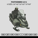 Photoembro 2212 Embroidery File 6 sizes