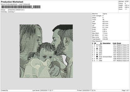 Photoembro 2302 Embroidery File 6 sizes