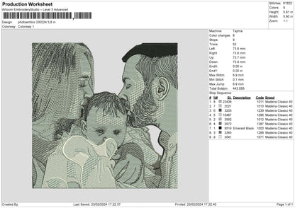 Photoembro 2302 Embroidery File 6 sizes