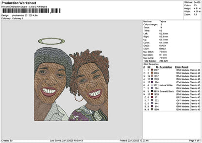 Photoembro 2312 Embroidery File 6 sizes