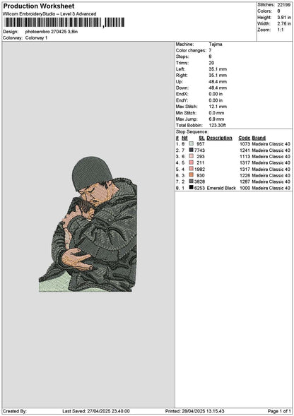 Photoembro 2704 Embroidery File 6 sizes