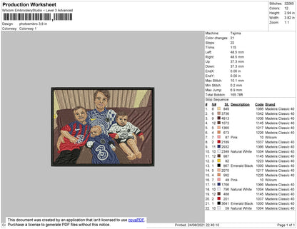 Photoembro Embroidery File 4 ize