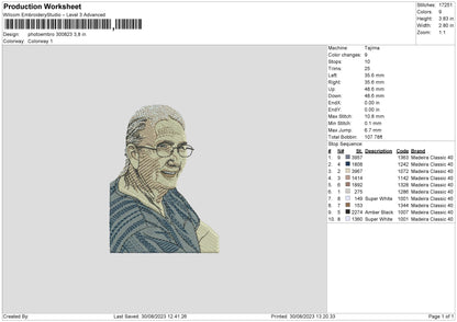 Photoembro 3008 Embroidery File 6 sizes