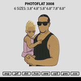 Photoflat 3008 Embroidery File 6 sizes