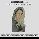 Photoembro 3008 Embroidery File 6 sizes