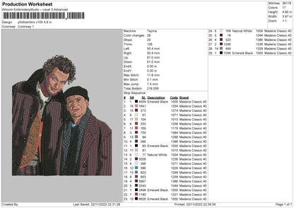 Photoembro V105 Embroidery file 6 sizes