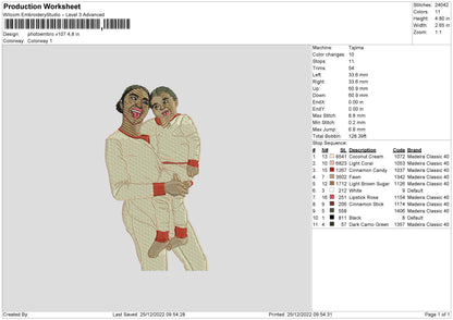 Photoembro V107 Embroidery File 6 Sizes