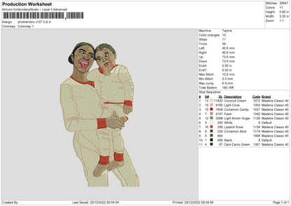 Photoembro V107 Embroidery File 6 Sizes