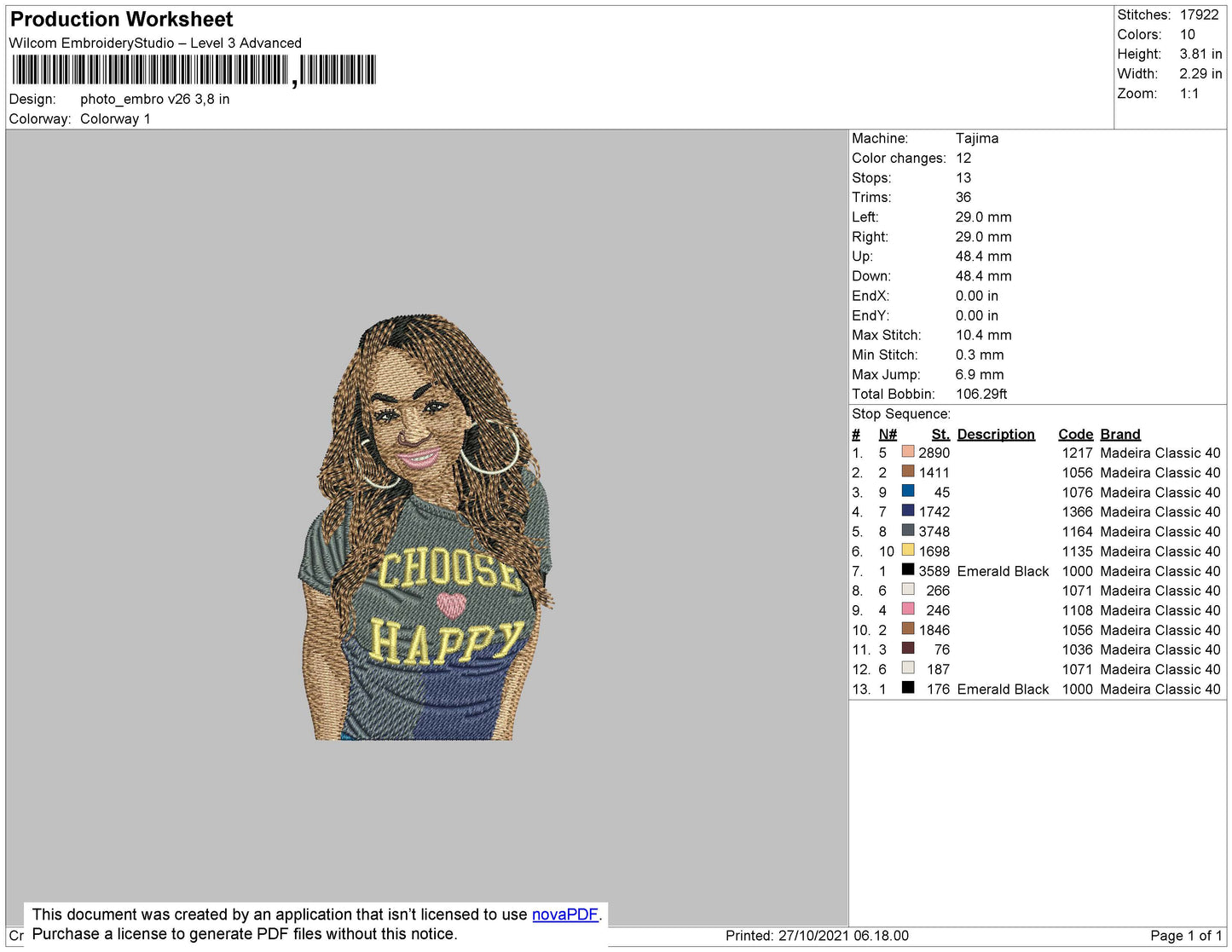 Photo Embro V26 Embroidery File 4 size