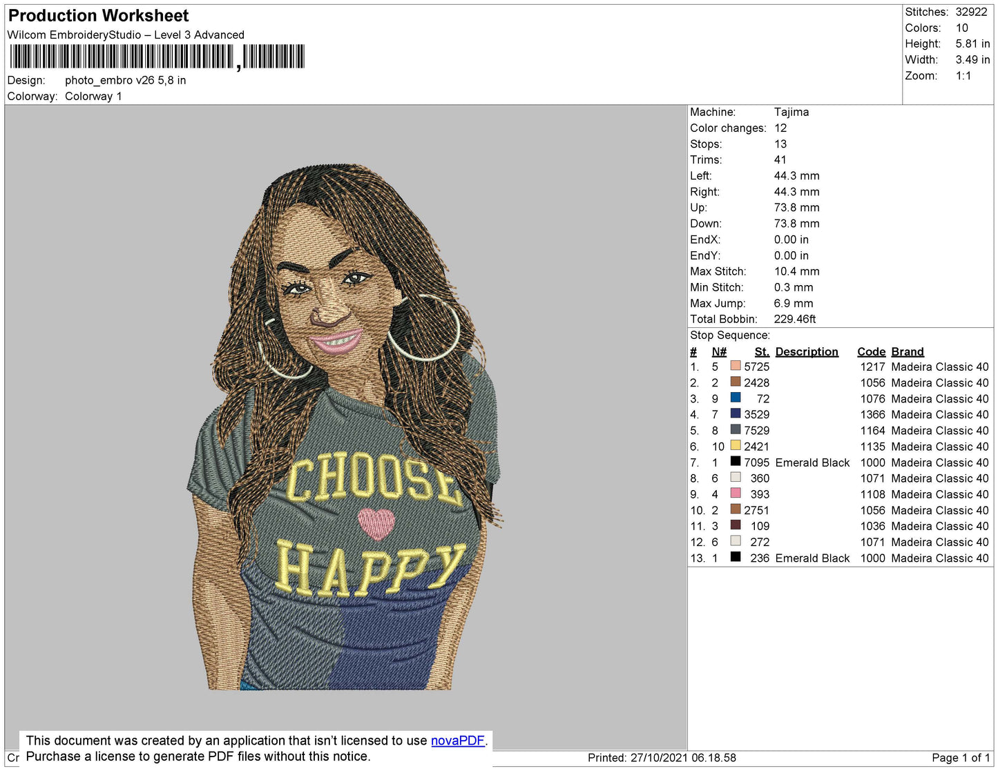 Photo Embro V26 Embroidery File 4 size