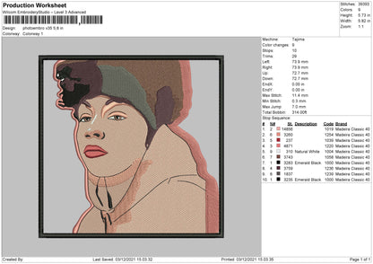 Photoembro V35 Embroidery File 4 size
