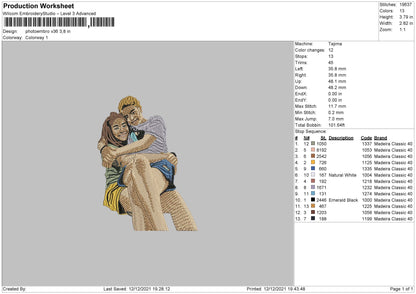PhotoEmbro V36 Embroidery File 4 size