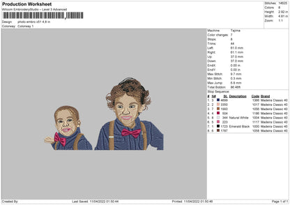 Photo Embro V51 Embroidery File 4 size