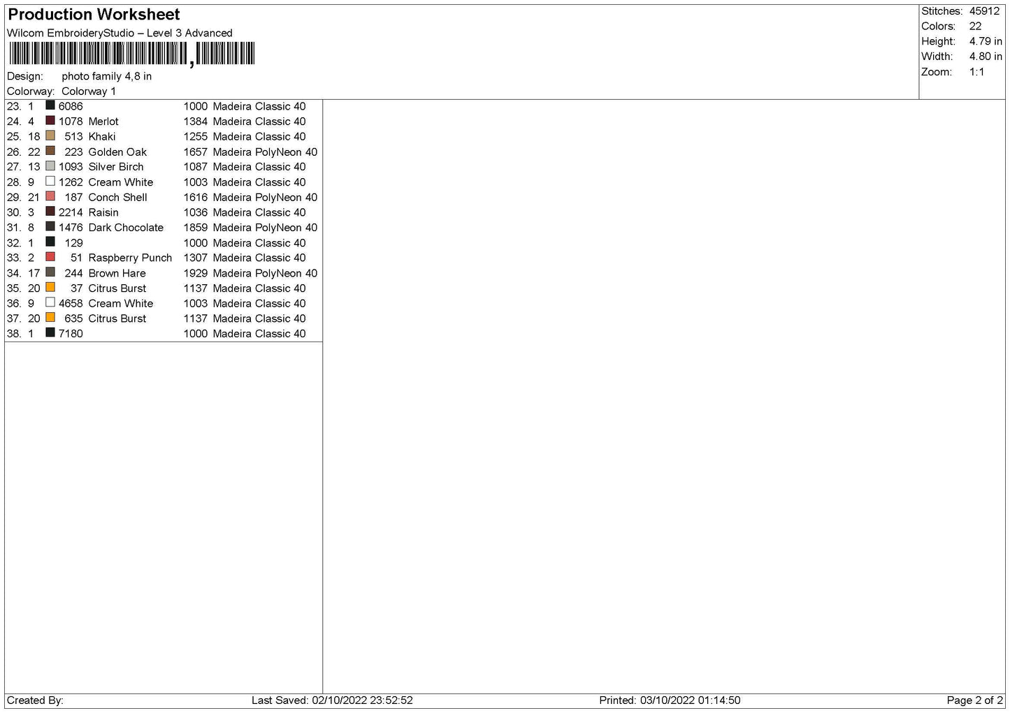 Photo Famaly Embroidery File 5 sizes
