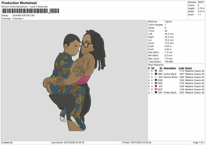 Photoflat 0307 Embroidery Machine Design File 6 sizes