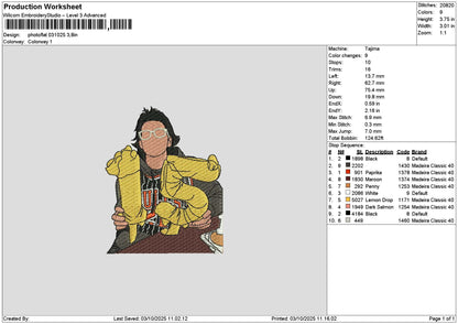 Photoflat 0310 Embroidery File 6 sizes
