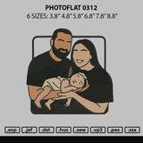 Photoflat 0312 Embroidery File 6 sizes