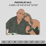 Photoflat 0412 Embroidery File 6 sizes